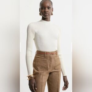 Karen Millen Ivory Turtleneck Sweater Brand New with tag